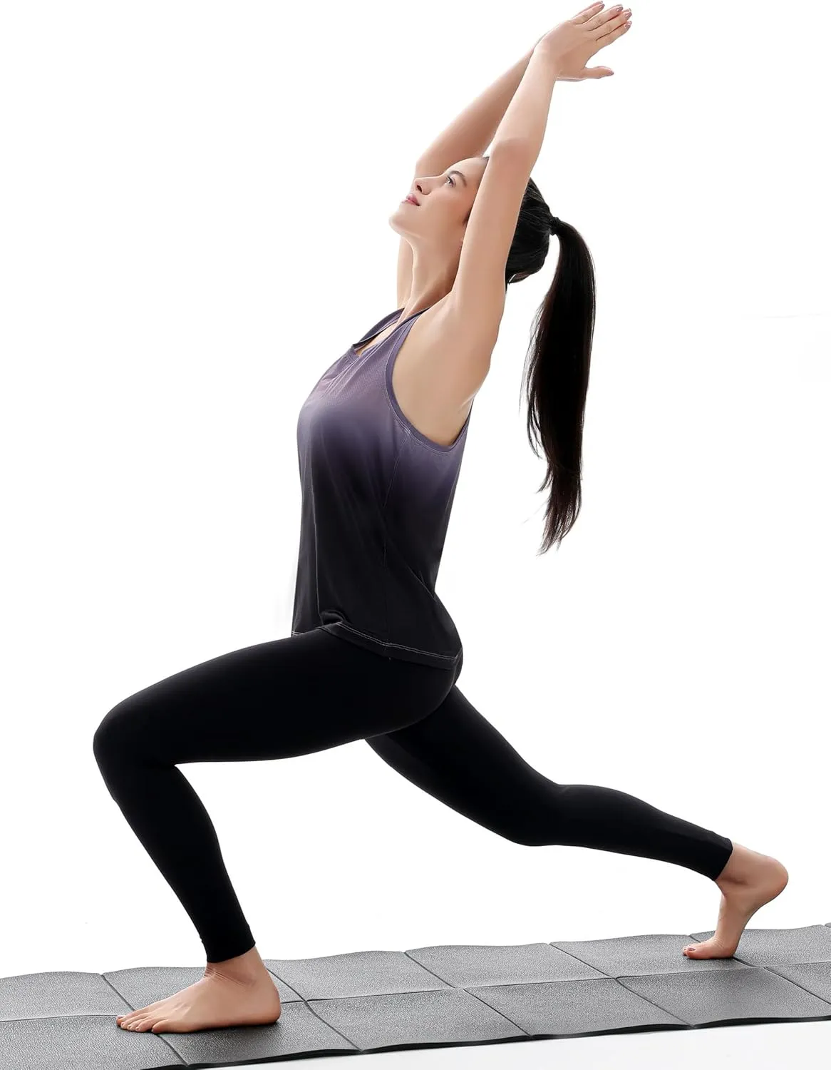 Women's Racerback Workout Tank Tops Breathable Lightweight for Running Yoga Tennis Gym & Summer Casual Wear