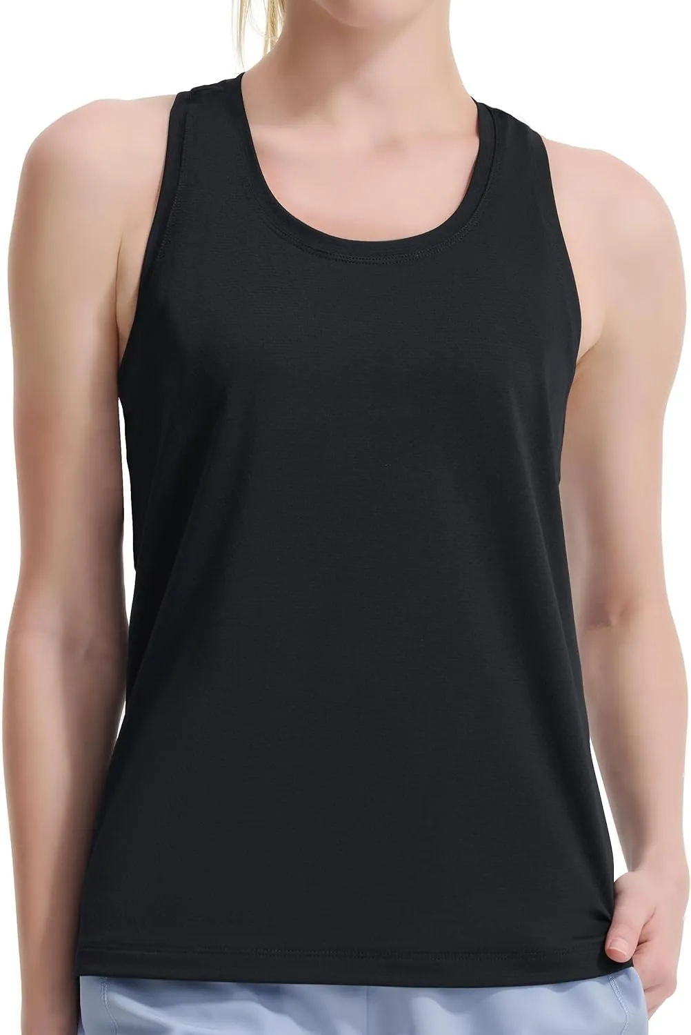 Women's Racerback Workout Tank Tops Breathable Lightweight for Running Yoga Tennis Gym & Summer Casual Wear
