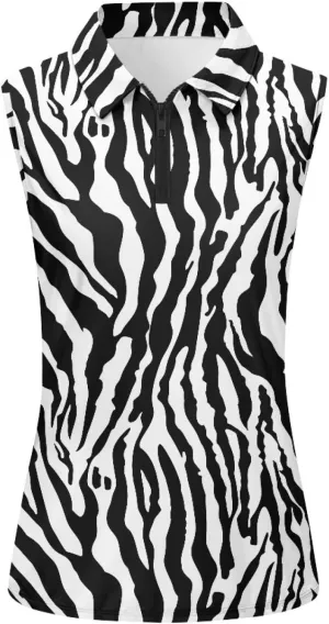 Women's Sleeveless Golf Shirt Athletic Quick Dry Tennis Shirts Breathable Slim Racerback Tank Tops