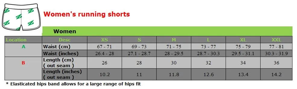 Women's Urban Dark Printed Running Shorts