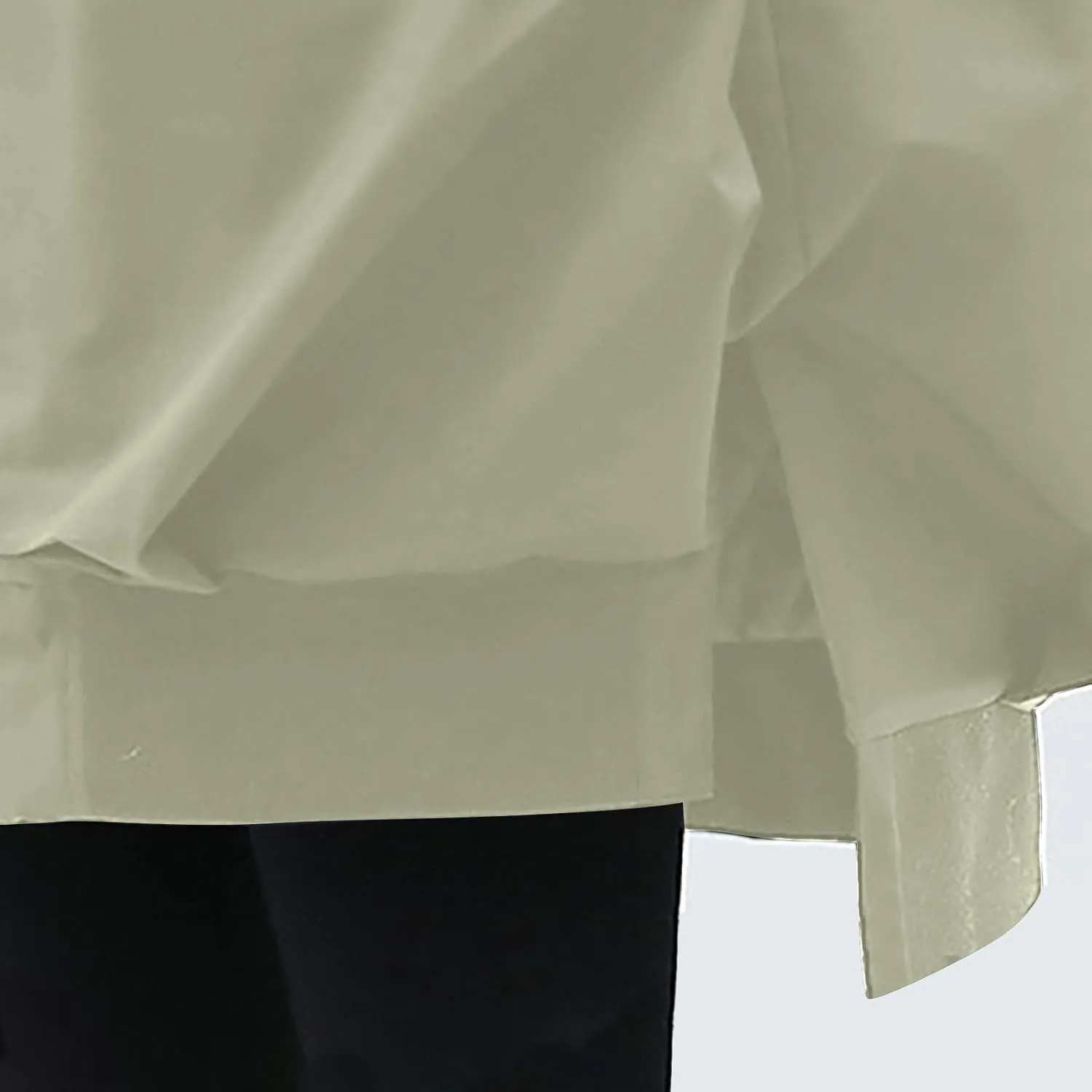 YRAETENM Long Trench Coat for Women Casual Lightweight Zip up Jackets Water Resistant Hooded Windbreaker Comfortable Outwear