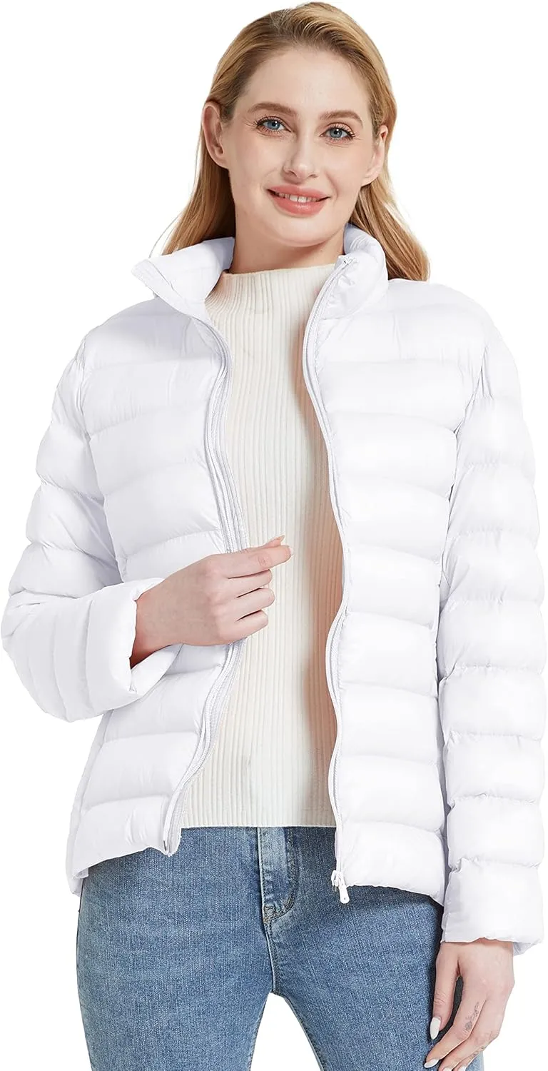 ZSHOW Women's Packable Puffer Jacket Windproof Lightweight Winter Coat